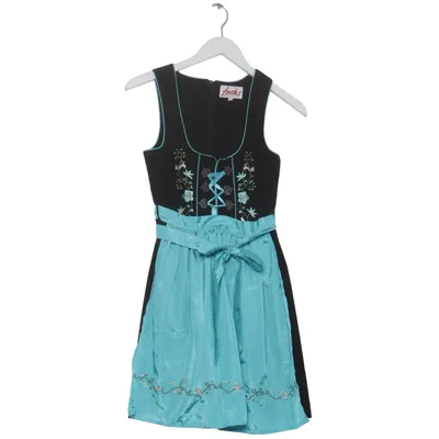 Dirndl (Noir, Bleu) de Fuchs Trachtenmoden Polyester