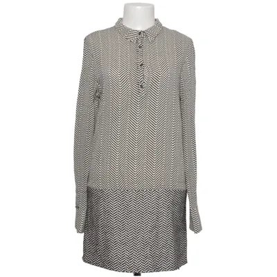 Dress (White, Black) from Tonycohen Cotton, Viscose