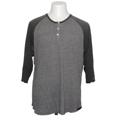 T-shirt manches longues (Gris) de Alternative Earth Coton, Polyester, Viscose
