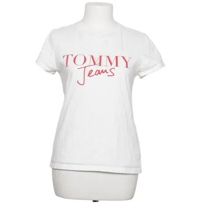 T-shirt (Vit, Röd) från Tommy Hilfiger Jeans Bomull
