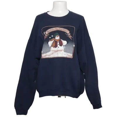 Christmas sweater (Blue, Multicolored) from Jerzees Cotton, Polyester