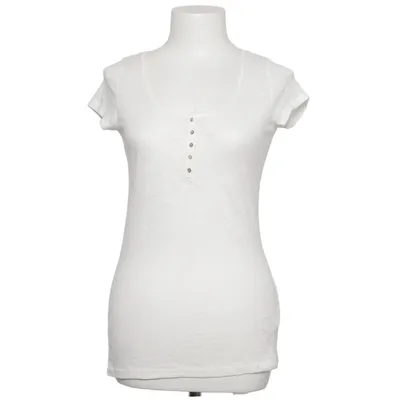 Henley T-shirt (Hvid) fra L.O.G.G by H&M Bomuld, Polyester