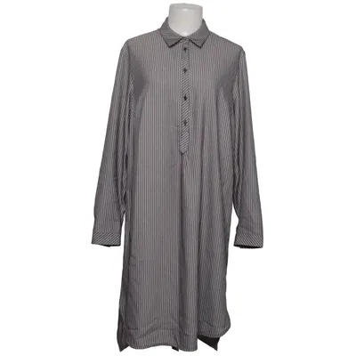 Shirt dress (Gray, White) from Luxzuz Polyamide, Polyester, Viscose