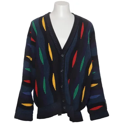 Cardigan (Black, Multicolored) from Carlo Colucci