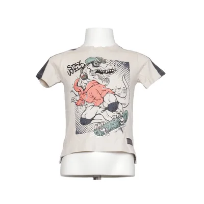 T-shirt (Beige, Sort, Flerfarvet) fra Dopo Dopo Boys Bomuld