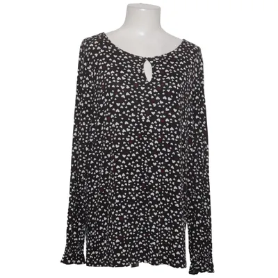 Blouse (Black, White, Red) from Women Essentials by Tchibo Elastane, Viscose