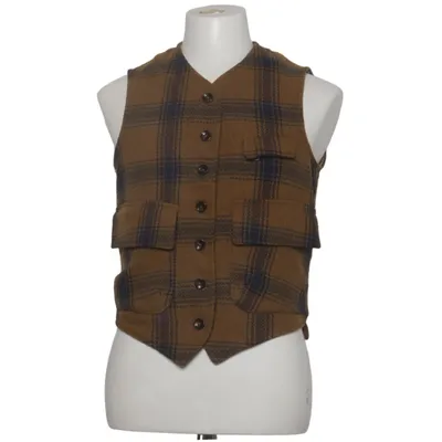Gilet de costume (Marron, Bleu) de Doppelgänger Coton, Polyester, Laine