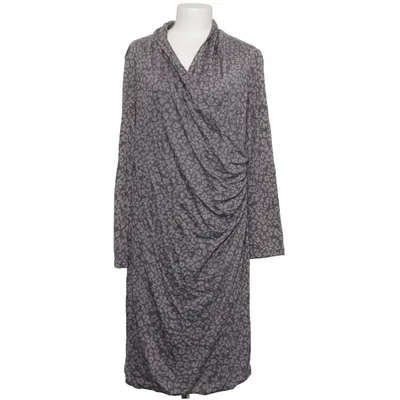 Wrap dress (Gray) from Fox's Cotton, Elastane, Polyamide, Viscose