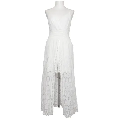 Beach dress (White) from Elisa Immagine Elastane, Polyester