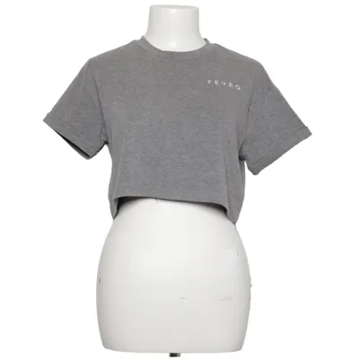 T-shirt (Grå) från Teveo Bomull, Elastan, Polyester