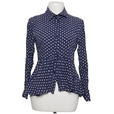 Buttondownskjorte (Blå, Hvid) fra Love Notes Viscose