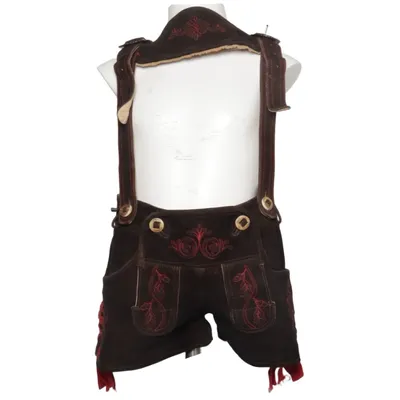 Lederhosen (Brun, Röd) från Almenrausch Skinn