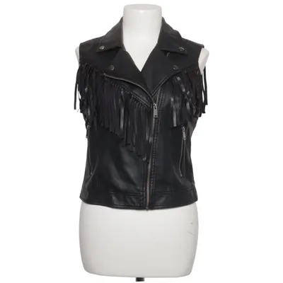 Bikervest (Pu Fringe Gilet) fra Costes Rebel Polyester, Polyurethan, Viscose