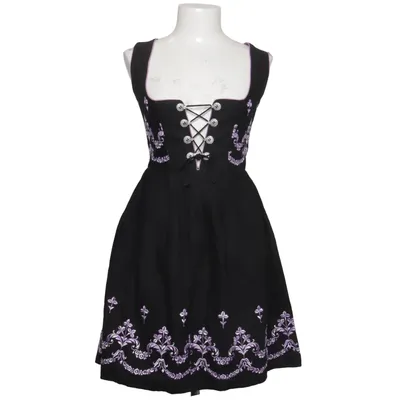 Dirndl (Black, Purple, Multicolored) from Rose-Dirndl