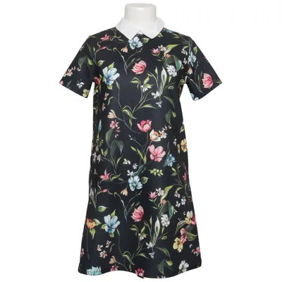 Dress (Black, Multicolored) from Zara Trafaluc Elastane, Polyester
