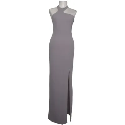 Halterneck dress (Gray) from Naanaa Polyester
