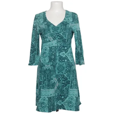 Jurk (Blauw, Groen) van Boysen's Katoen, Elastaan