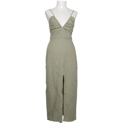 Kleid (Grün) von Zara Elasthan, Leinen, Viskose