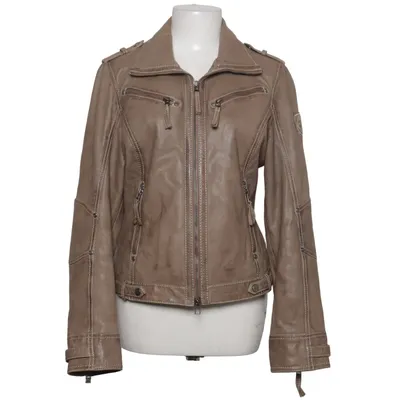 Leather jacket (Brown) from Gipsy Leather, Polyester