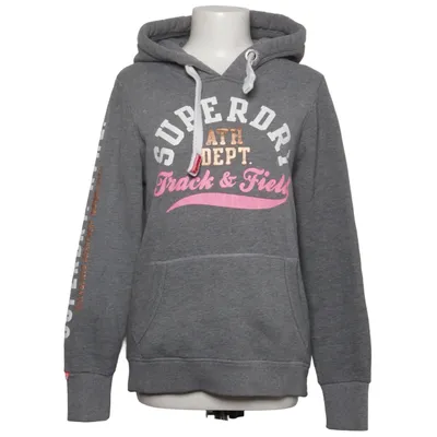 Capuchon sweater (Grijs, Meerkleurig) van Superdry Track & Field Katoen, Polyester