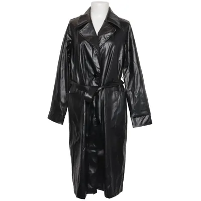 Coat (Black) from Shein Polyester
