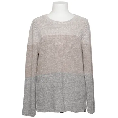 Strickpullover (Beige, Grau) von Rave Acryl, Baumwolle, Metallfaser