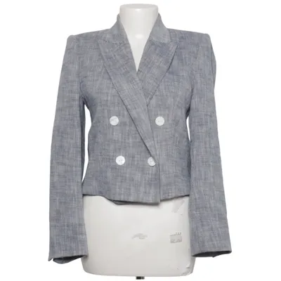 Blazer (Blue, White) from Zara Acetate