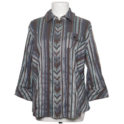 Skjorte (Blå, Brun, Hvid, Flerfarvet) fra Wissmach Bomuld, Elastan, Polyamid, Polyester