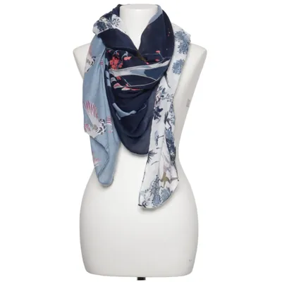 Shawl (Blue, White) from Tom Tailor Denim