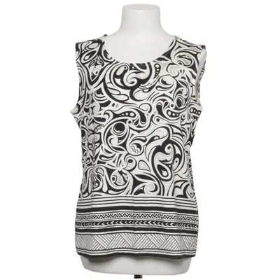Blouse (Black, White) from Ambria Elastane, Viscose