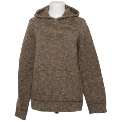 Capuchon sweater (Bruin, Groen, Meerkleurig) van Samsøe & Samsøe Acryl, Wol
