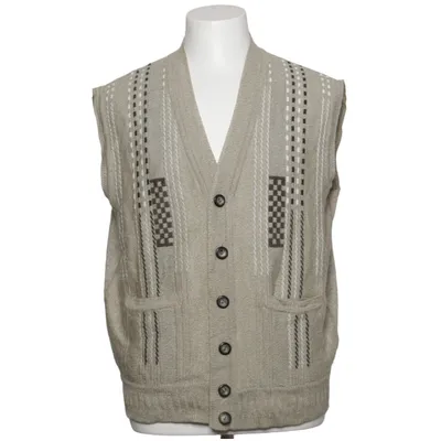Vest (Beige, Multicolored) from Newtex Acrylic, Wool