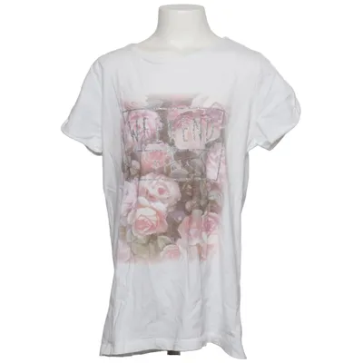 T-shirt (Blanc, Rose, Multicolore) de YD Coton