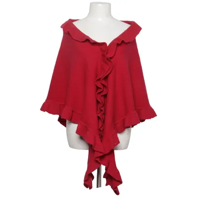 Poncho (Red) from H. Moser Wool