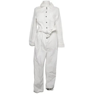Jumpsuit (Wit) van Balzac Elastaan, Organisch katoen