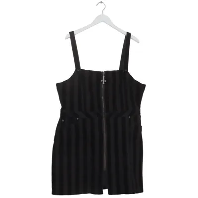 Dungaree dress (Black, Gray) from Killstar Cotton, Elastane, Polyester