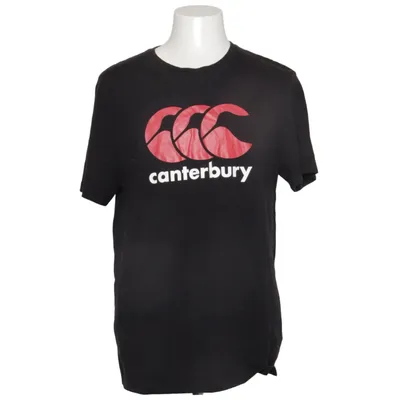 T-shirt (Noir) de Canterbury Coton, Élasthane, Polyester