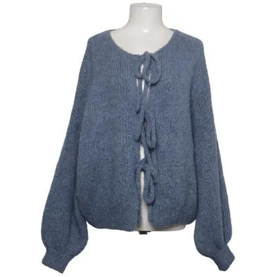 Cardigan (Blue) from New Collection Acrylic, Polyamide, Viscose, Wool