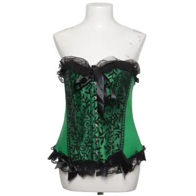 Corset (Green, Black) from Vaacodor Elastane, Polyester