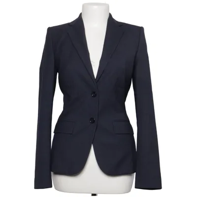 Blazer (Blauw) van Hugo Boss Cupro, Elastaan, Wol