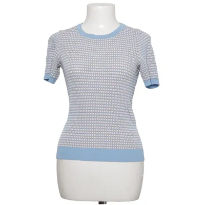 T-shirt (Blå, Vit) från Zara Knit Polyamid, Viskos