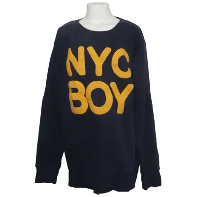 Sweatshirt (Blau, Gelb) von Yigga Bio-Baumwolle, Polyester
