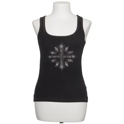 Tanktop (Zwart) van Amor & Psyche Katoen, Elastaan