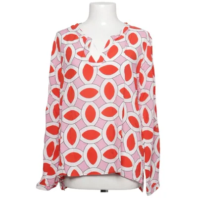 Blus (Rosa, Röd, Vit) från Comma Viskos