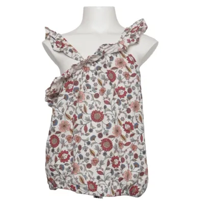 Crop top (Blanc, Multicolore) de Vertbaudet Coton