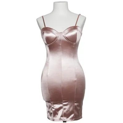 Robe de cocktail (Beige) de Saint Genies Élasthane, Polyester
