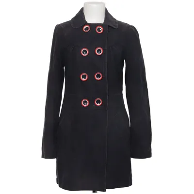 Coat (Black) from Traffic People Cotton, Polyester