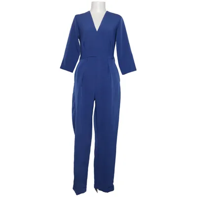 Jumpsuit (Blue) from Closet London Elastane, Polyester