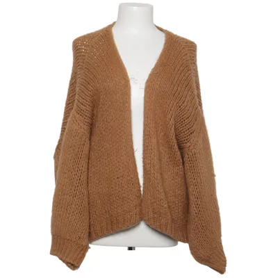 Cardigan (Brown) from Mika Elles Acrylic, Mohair, Polyamide, Wool