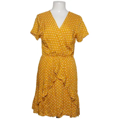 Robe portefeuille (Jaune, Blanc) de Ecowish Coton